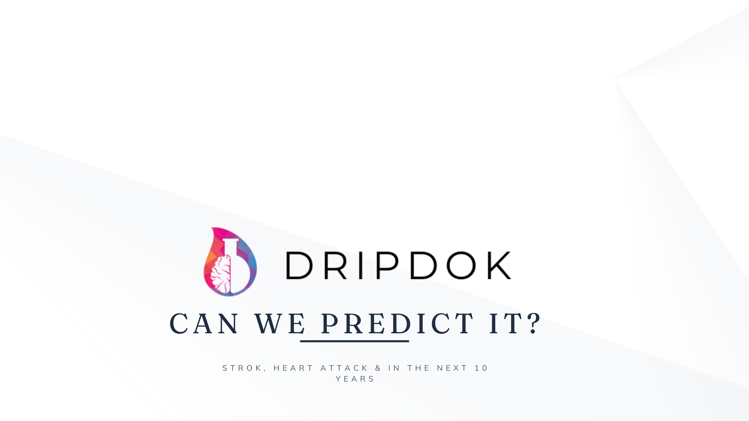 Is it possible to predict a stroke or heart attack according to science?